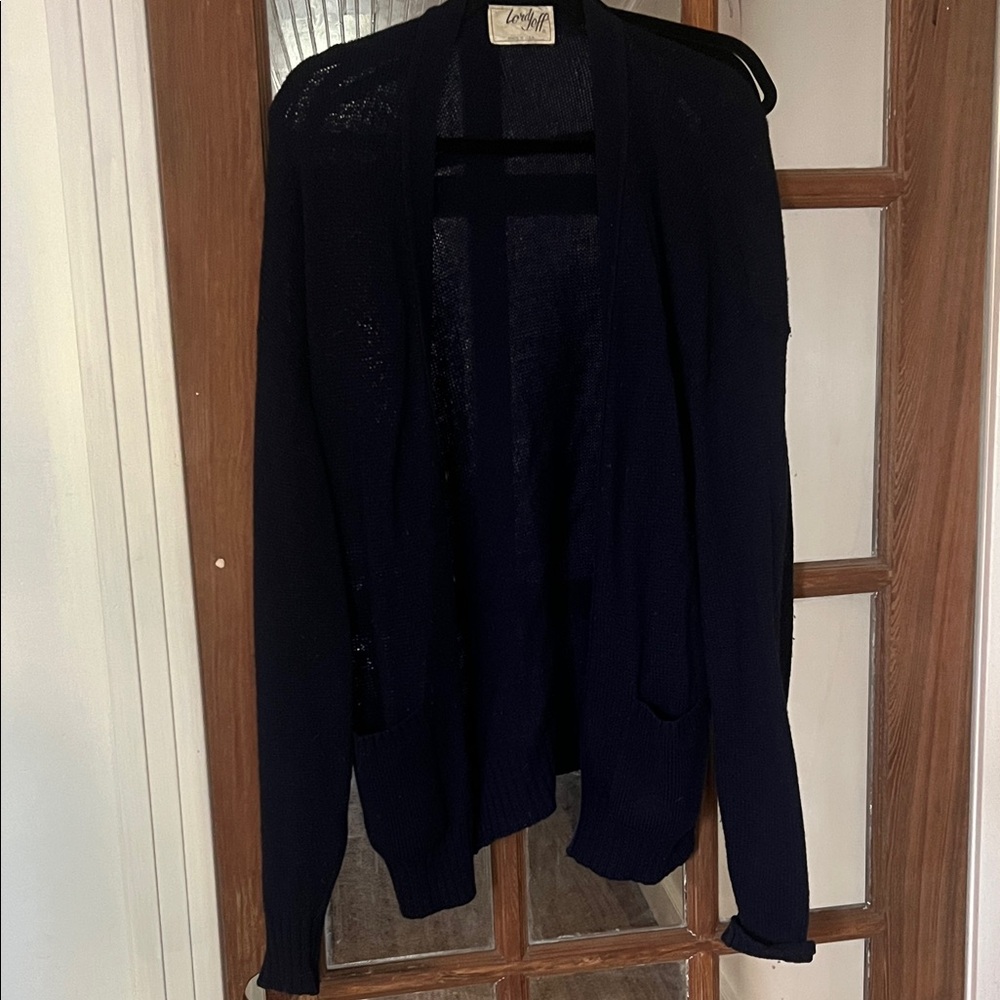 Elegant Navy Cardigan